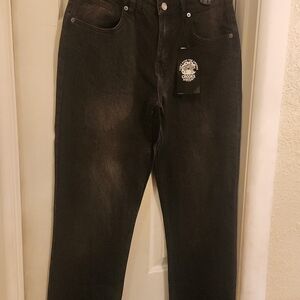 Crooks & Castles Men's Black Jeans